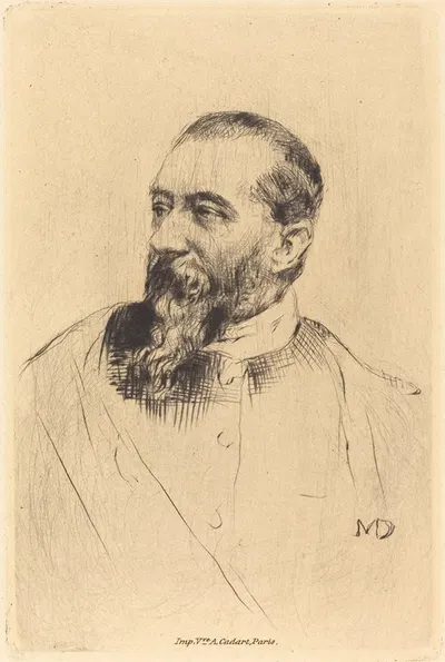 Alphonse Karr by Marcellin-Gilbert Desboutin, c. 1875 — digital art print download
