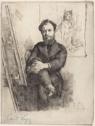 comte Lepic, 1876 by Марсельен-Гильберт Дебутен — digital art print download