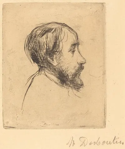Degas by Marcellin-Gilbert Desboutin, 1876 — digital art print download