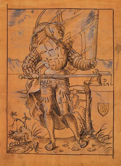 Bannerträger by Niklaus Manuel — digital art print download