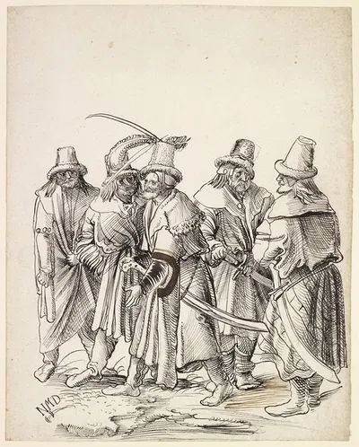 Fünf Stradioten by Niklaus Manuel — digital art print download