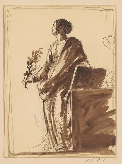 Study for 'War and Peace' by Роберт Уолтер Уир, c. 1836 — digital art print download