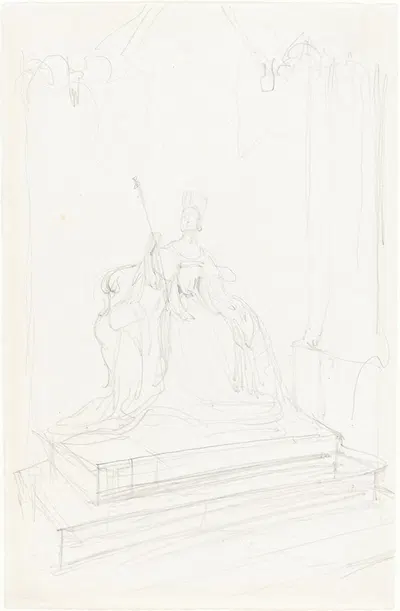 Study for 'Queen Victoria' by Sir George Hayter, 1838 — digital art print download