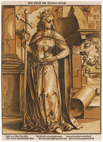 Ecclesia by Тобиас Штиммер, 1572 — digital art print download