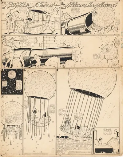 Little Nemo in Slumberland – 'I don't like this one little tiny bit_not one tiny weenie bit' by Уинзор Макаи, 1906 —…