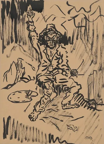 Self-Portrait by Арнольд Петер Вайс-Кубинчан, 2005 — digital art print download