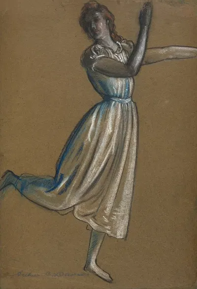 Woman Dancing by Артур Боун Дэвис, 1990 — digital art print download