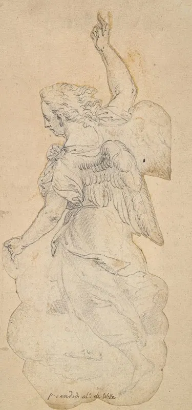 Study of an Angel by Denys Calvaert — digital art print download
