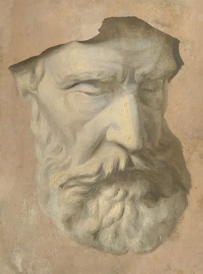 Head study by Гюла Бенцур — digital art print download