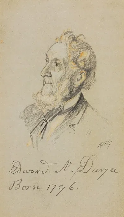 Edward N. Duryee by James Edward Kelly — digital art print download