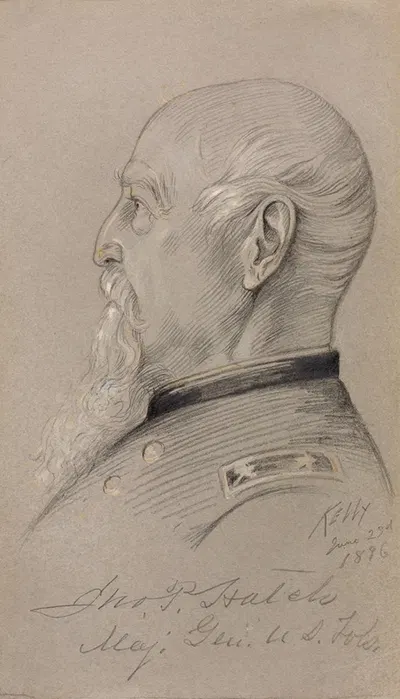 Major General Thomas Porter Hatch by James Edward Kelly — digital art print download