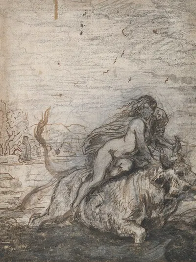 Abduction of Europa by Jan Gerritsz. van Bronchorst — digital art print download