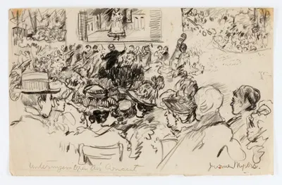 Untermyer Open Air Concert by Джером Майерс — digital art print download