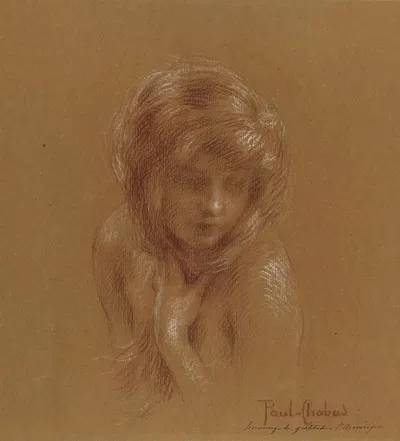 Young Girl by Поль Эмиль Шабас — digital art print download