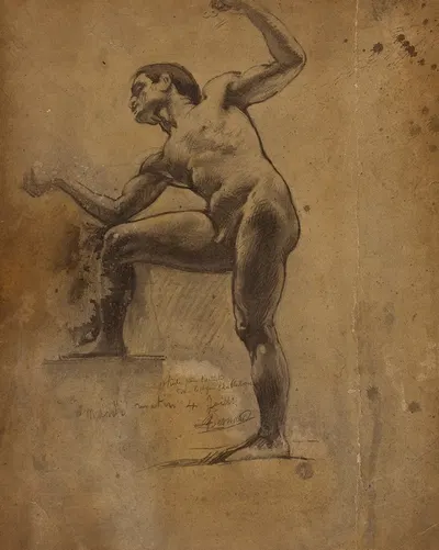 L'Artiste by Альбер Безнар, 1890 — digital art print download