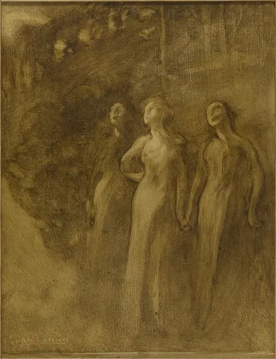 la jeunesse by Южен Каррьер, 1897 — digital art print download