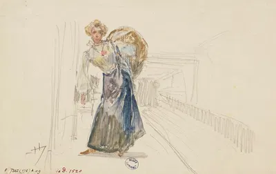 Blanchisseuse by Фредерик Убро, 1895 - 1905 — digital art print download