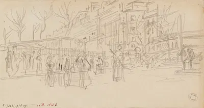 Boulevards extérieurs by Frédéric Houbron, 1895 - 1905 — digital art print download