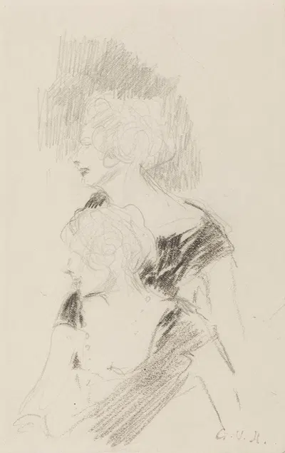 Etude de femmes by Жорж Юго — digital art print download