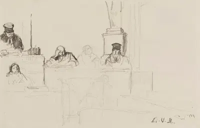 La cour by Georges Hugo — digital art print download