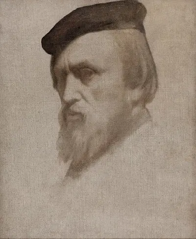Autoportrait by Жан-Ипполит Фландрен, 1853 — digital art print download