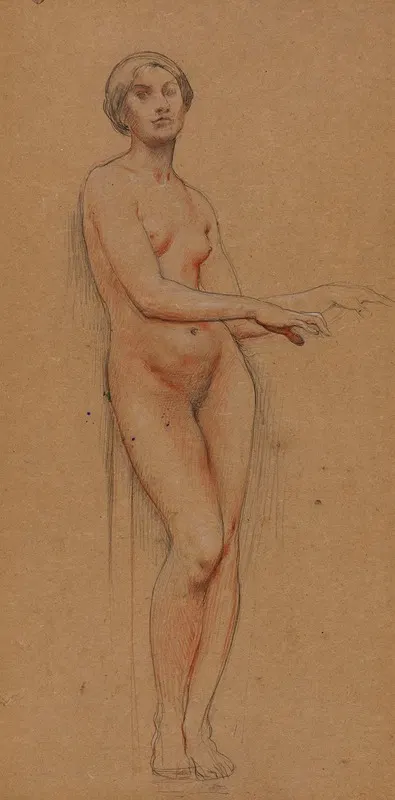 Etude de femme nue by Люк-Оливье Мерсон — digital art print download
