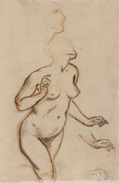 Femme nue by Нарцисс-Виржиль Диаз де Ла Пенья — digital art print download