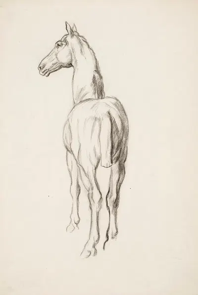 Hevosharjoitelma by Alfred William Finch — digital art print download