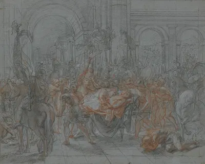 Study for the Funeral of Pallas by Антуан Койпель — digital art print download