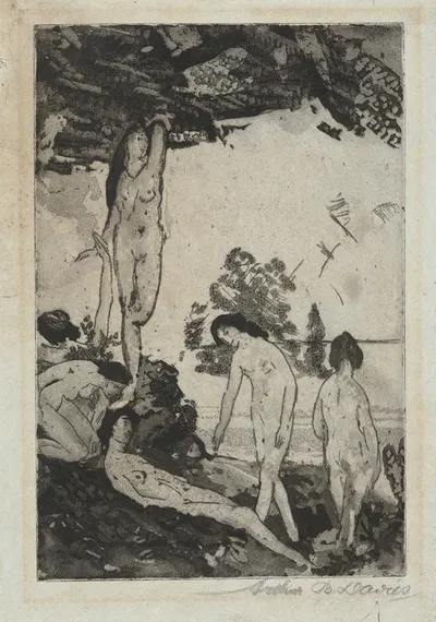 By the Sea by Артур Боун Дэвис, 1919 — digital art print download