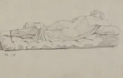 Hermaphrodite by Жак Луи Давид — digital art print download