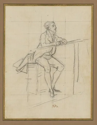 Seated Gentleman by Жак Луи Давид — digital art print download