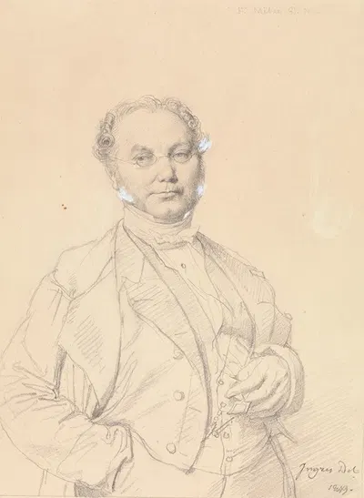 Dr. François Mêlier by Жан Огюст Доминик Энгр, 1849 — digital art print download