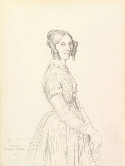 Madame Armand Bertin, née Marie-Anne-Cécile Dollfuss by Жан Огюст Доминик Энгр, 1843 — digital art print download