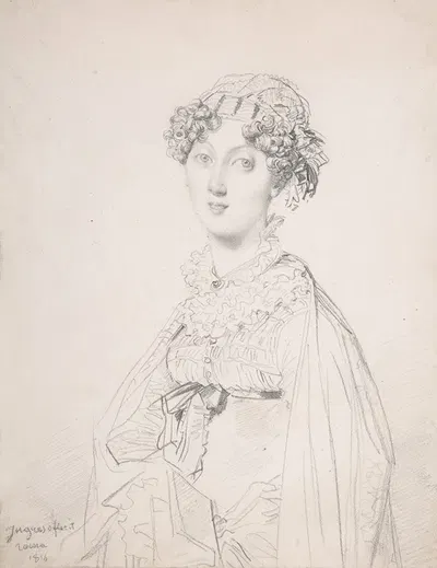 Lady Mary Cavendish-Bentinck by Жан Огюст Доминик Энгр, 1816 — digital art print download