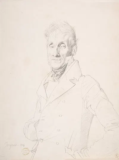 Portrait of a Man by Жан Огюст Доминик Энгр, 1814 — digital art print download