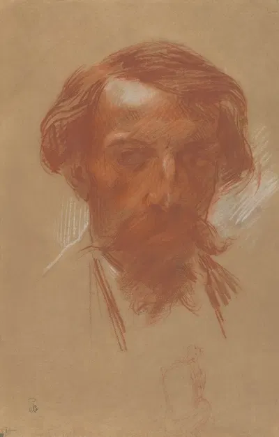 Self-Portrait by Жан-Батист Карпо — digital art print download