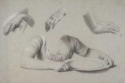 Studies of Hands by Louis-Léopold Boilly — digital art print download