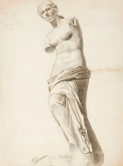 Venus of Milo by Пекка Халонен, 1888 — digital art print download