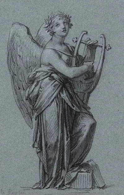 La Poésie by Пьер-Поль Прудон, 1810 — digital art print download