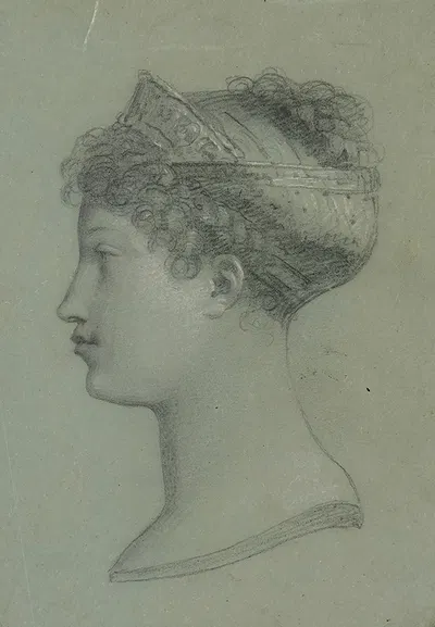 Profil de Marie-Louise by Пьер-Поль Прудон, 1800 — digital art print download