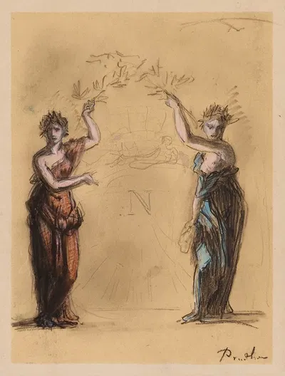 Transparent exécuté pour l'Hôtel de Ville de Paris by Пьер-Поль Прудон, 1807 — digital art print download
