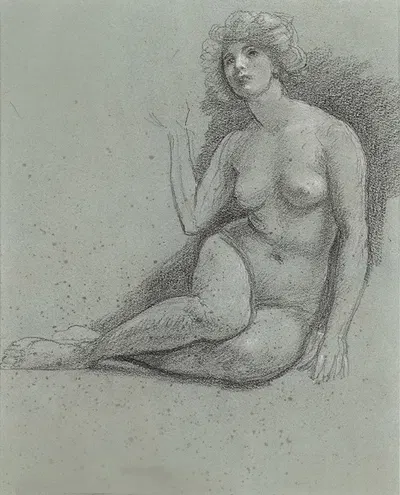 Study for At Low Tide by Эдвард Джон Пойнтер — digital art print download