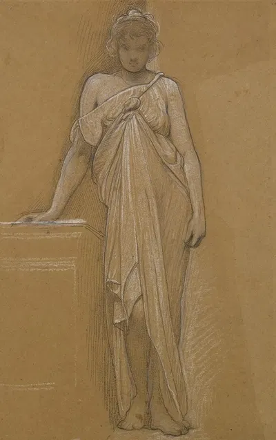 Study Of A Classical Maiden by William Blake Richmond — digital art print download
