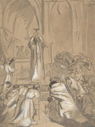 Mass by Теодор Шассериу — digital art print download