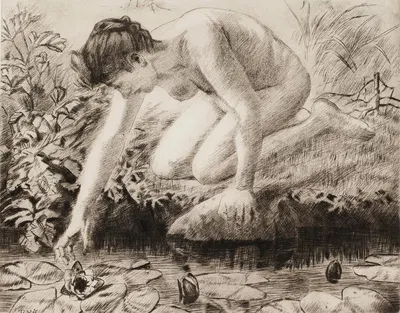 Lumpeita poimimassa by Torsten Wasastjerna, 1905 - 1910 — digital art print download