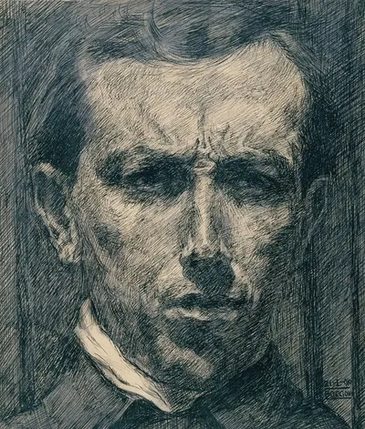 Self-Portrait by Умберто Боккьони, 1910 — digital art print download