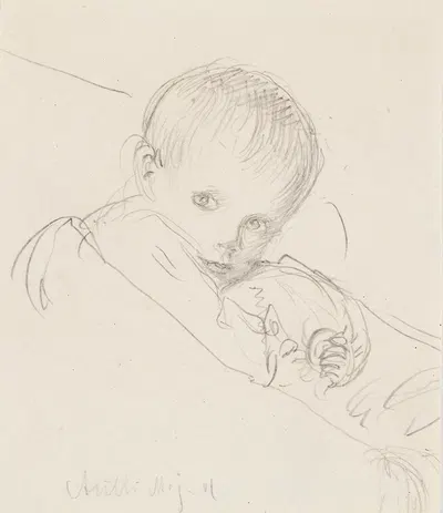 Antti as an Infant by Венни Солдан-Брофельдт, 1901 — digital art print download