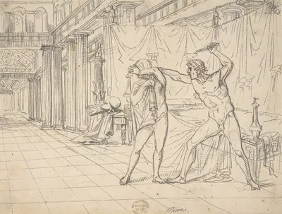 Tarquin and Lucrezia by Винченцо Камучини, 1771–1844 — digital art print download