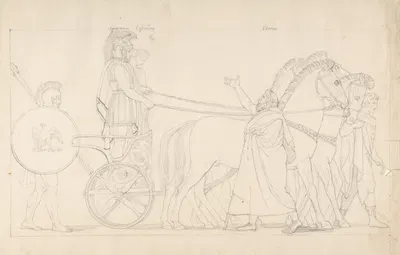 Composition from the Tragedies of Aeschylus by After John Flaxman — digital art print download
